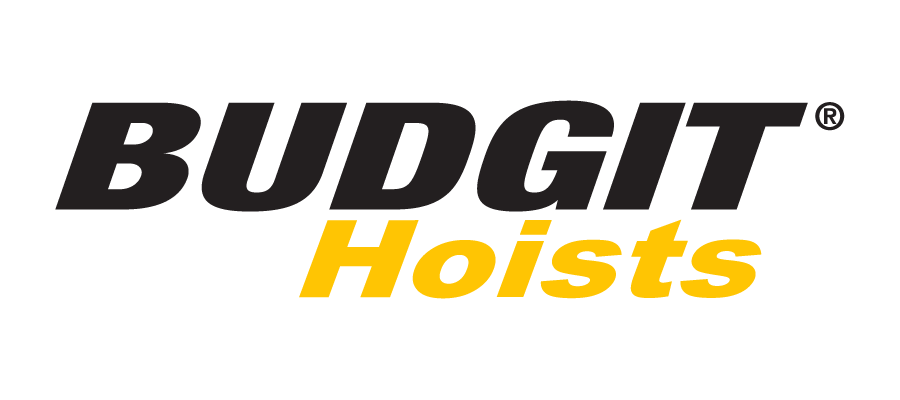 color Budgit Hoists logo - Aero Material Handling Inc