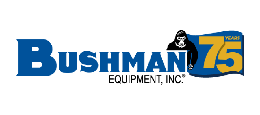 color Bushman Equipment logo - Aero Material Handling Inc